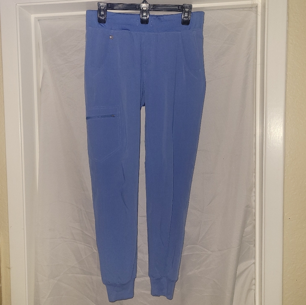 FIGS - Size Small - High Waisted Zamora Jogger Scrub Pants™ in Ceil Blue